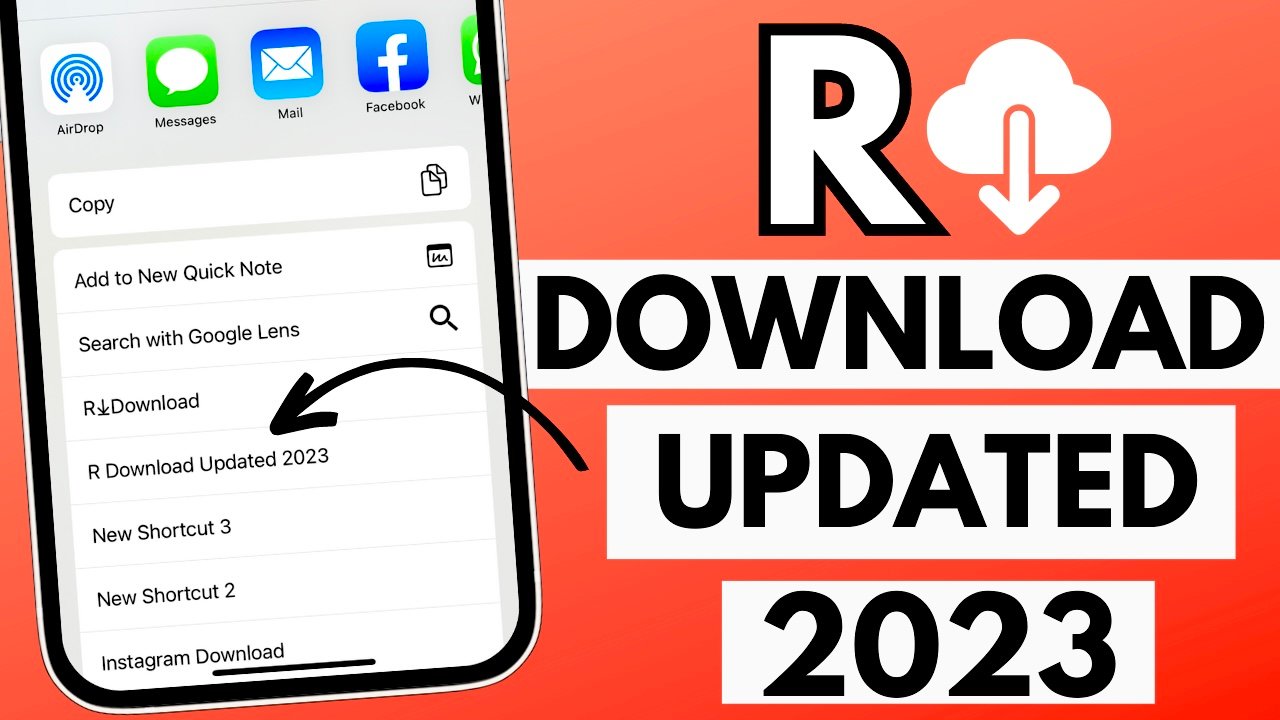 R Download – Latest iOS Shortcut (2024)